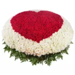 Композиция из 1001 розы микс в корзине